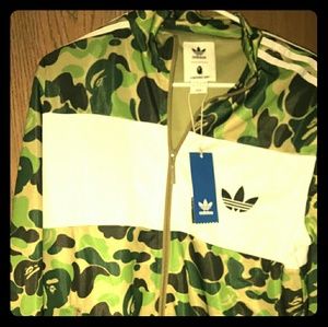 Bape X Adidas Firebird Jacket ABC Camo